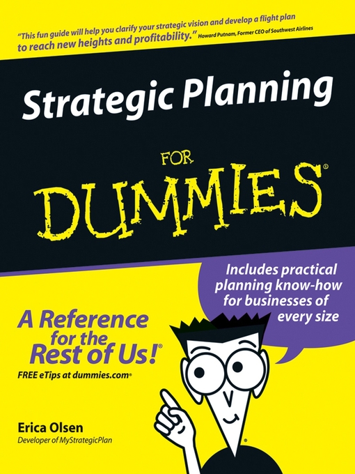 Title details for Strategic Planning For Dummies by Erica Olsen - Available